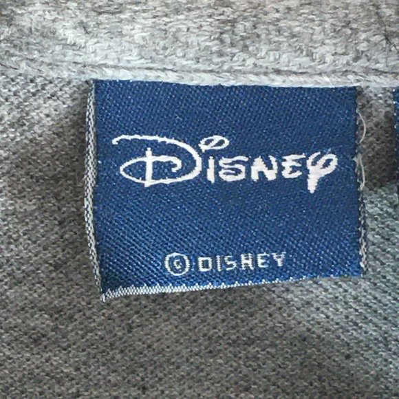 Disney Men's X-Large Gray Polo Short Sleeve Shirt Embroidered Mickey Mouse - Picture 5 of 8